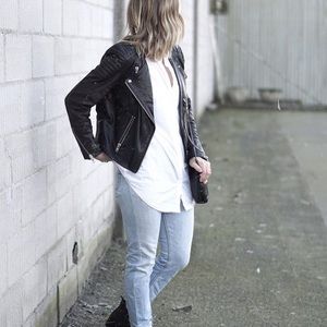 H&M Faux Black Leather Jacket